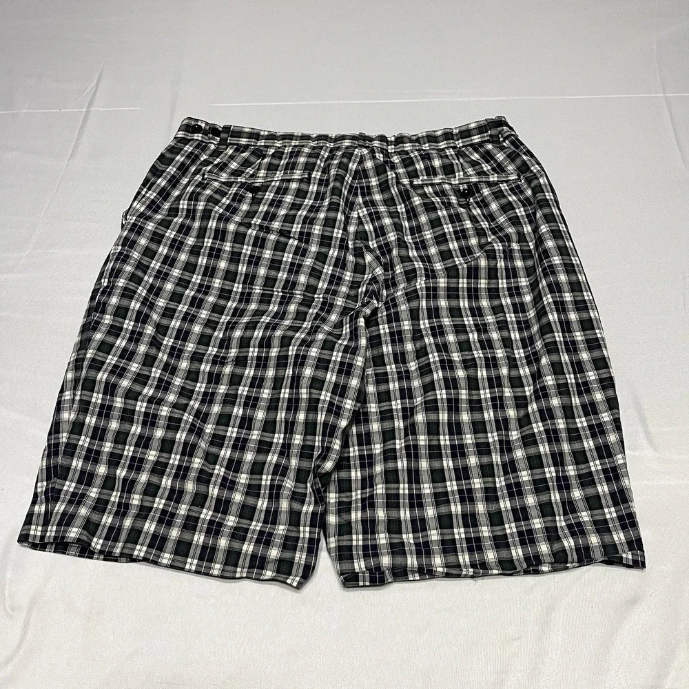 Vintage Polo Ralph Lauren Plaid Chino Shorts Men's 36 Preppy Adjustable Waist